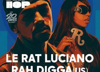 Gagnez vos places pour Le Rat Luciano et Rah Digga pour les 20 ans du TSHH à Paloma le 10 octobre !